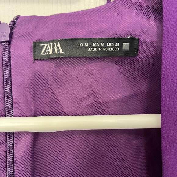 Zara Purple Mini Dress - Picture 3 of 7